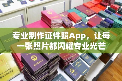 蒙自专业制作证件照App，让每一张照片都闪耀专业光芒