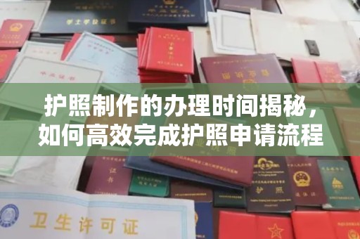 蒙自护照制作的办理时间揭秘，如何高效完成护照申请流程