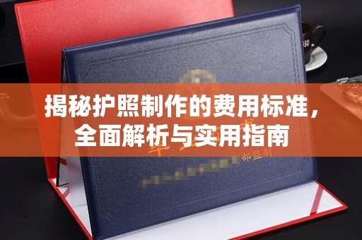 蒙自揭秘护照制作的费用标准，全面解析与实用指南