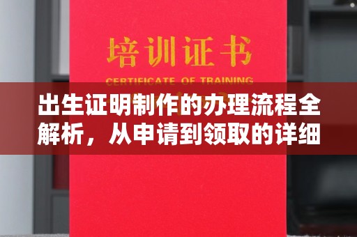 蒙自出生证明制作的办理流程全解析，从申请到领取的详细指南