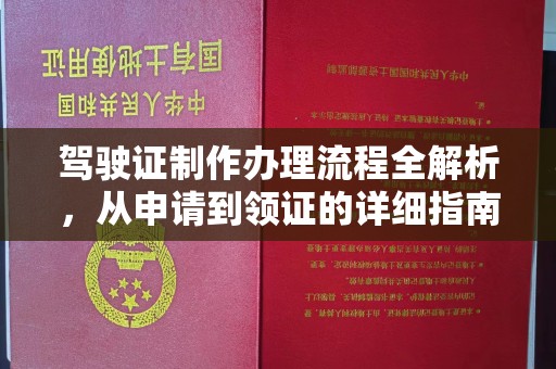 蒙自驾驶证制作办理流程全解析，从申请到领证的详细指南