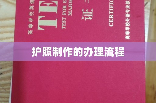 蒙自护照制作的办理流程